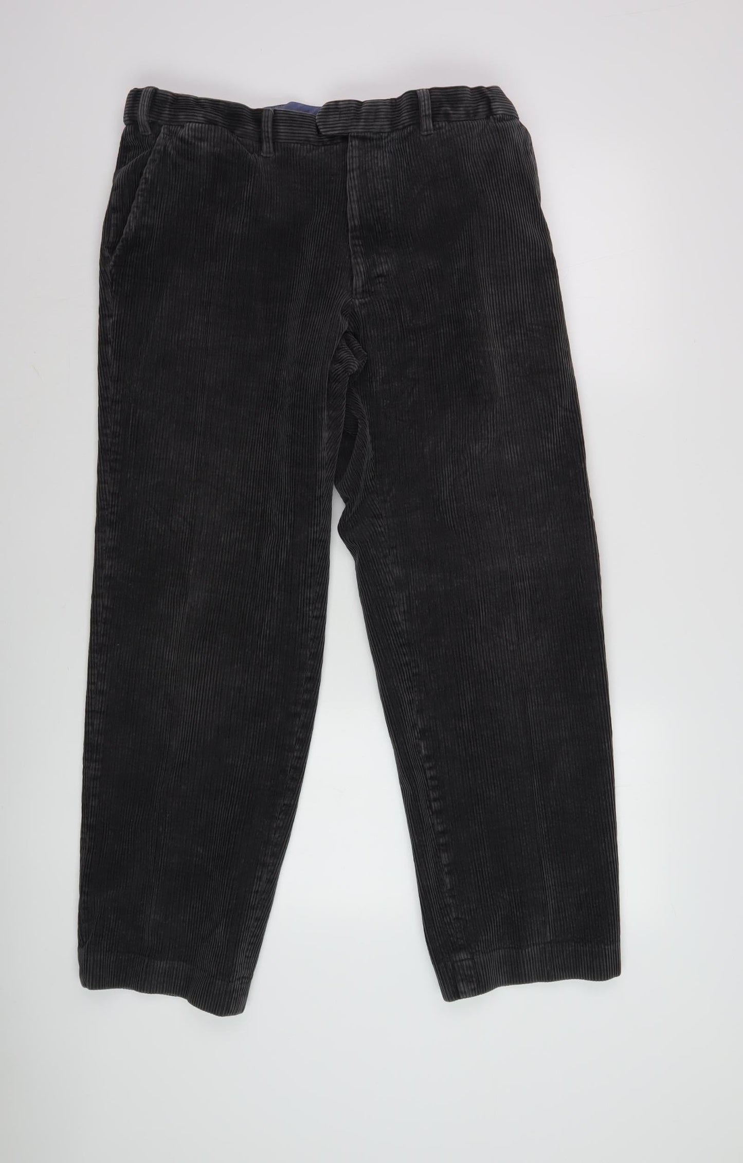 Marks and Spencer Men's Grey Corduroy Trousers 38