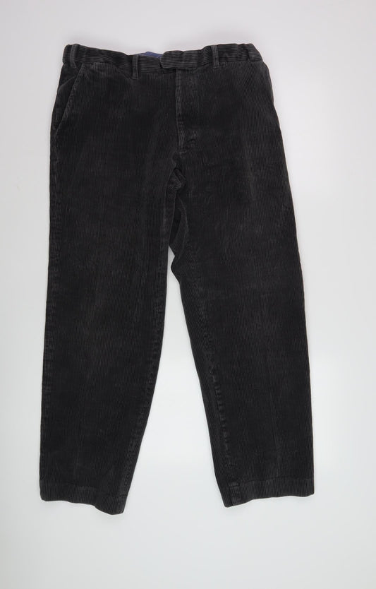 Marks and Spencer Men's Grey Corduroy Trousers 38