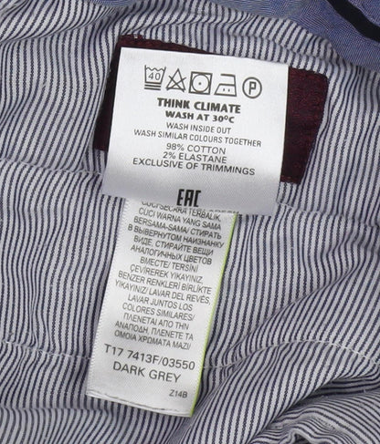 Marks and Spencer Men's Grey Corduroy Trousers 38