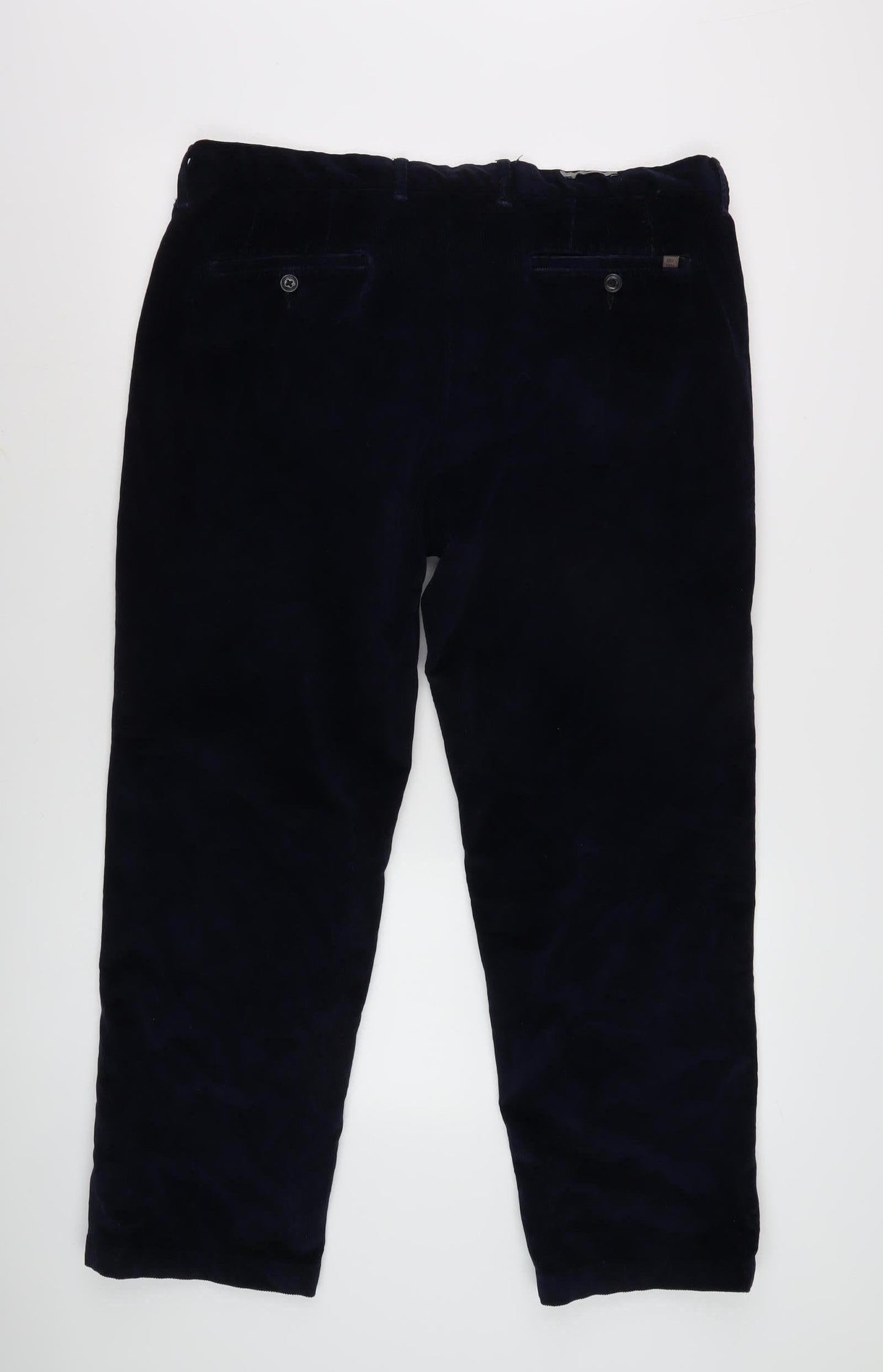 Marks and Spencer Men's Blue Corduroy Trousers 36R