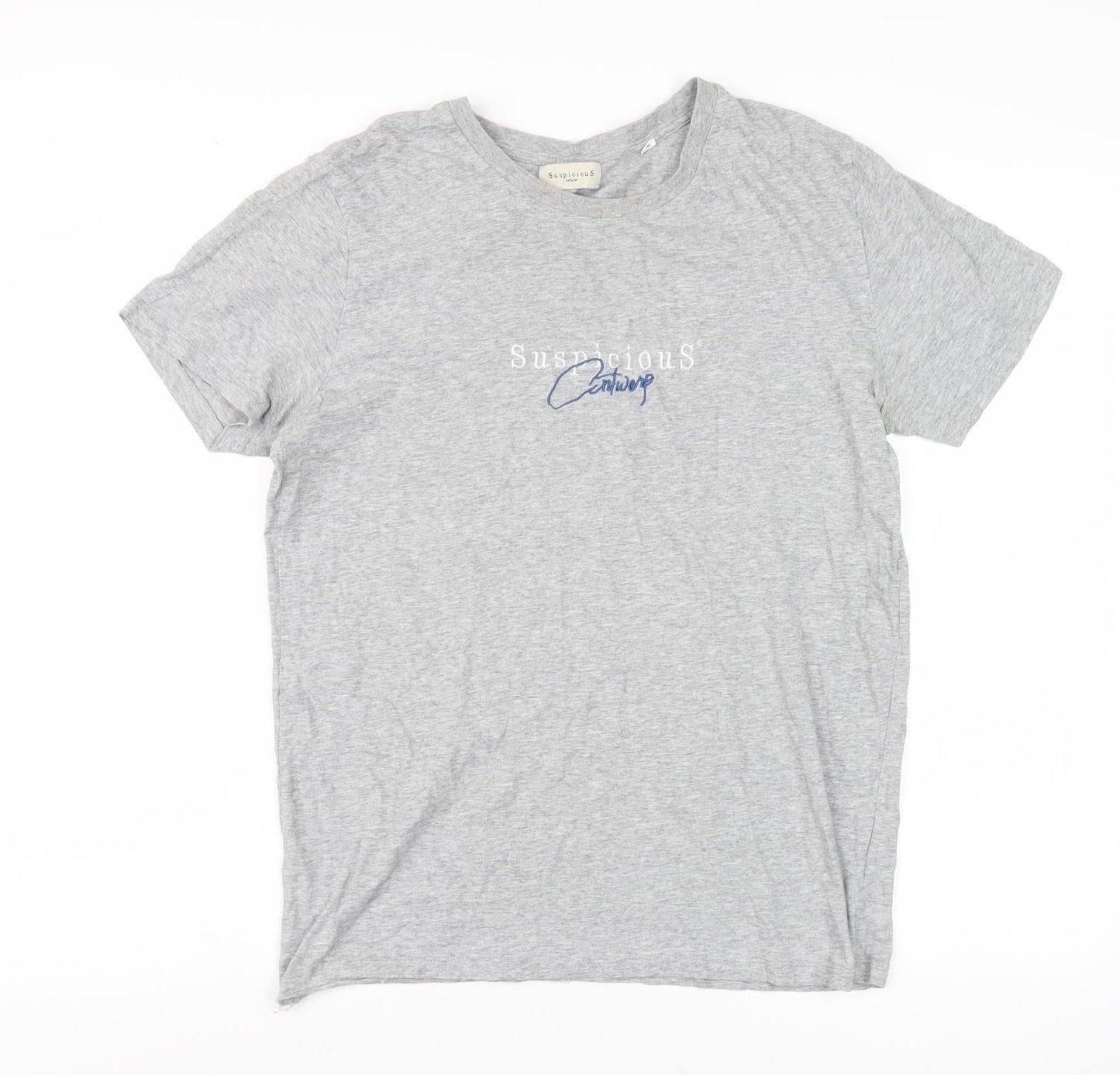 Suspicious Antwerp Grey Men's T-Shirt, Size M