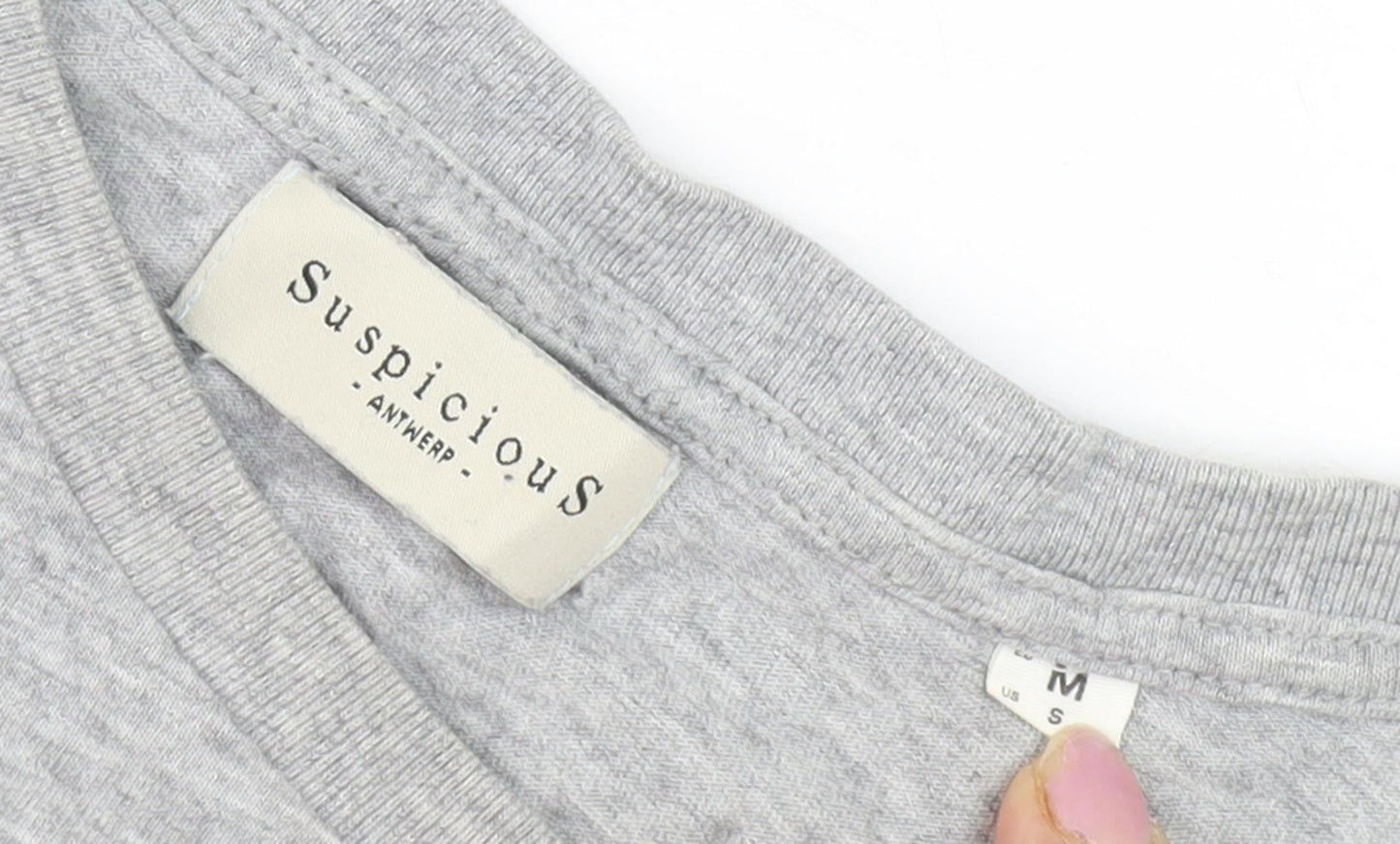 Suspicious Antwerp Grey Men's T-Shirt, Size M