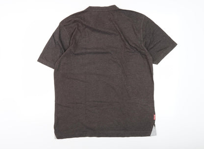 Slazenger Men's L Brown Short Sleeve T-Shirt