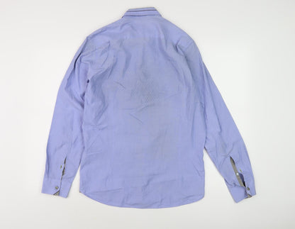 Ted Baker Men's Blue Dress Shirt Size 3, Business Casual