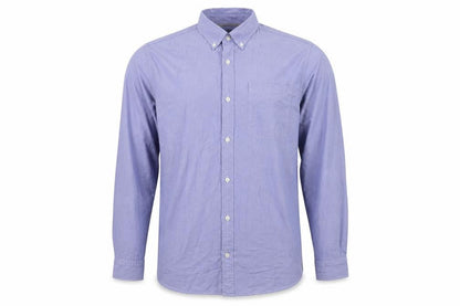 Jack & Jones Mens Blue XL Long Sleeve Button-Up Shirt