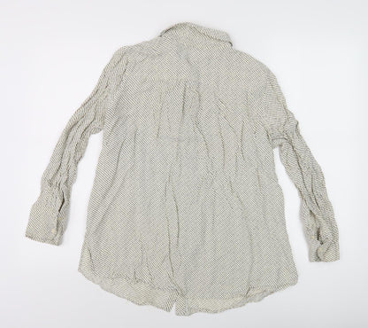 Womens UK Size 14 Marks and Spencer Ivory  Button-Up