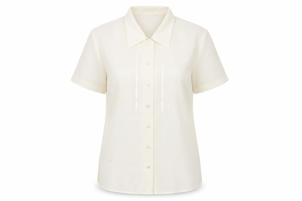 Womens UK Size 12 Marks and Spencer Ivory  Button-Up