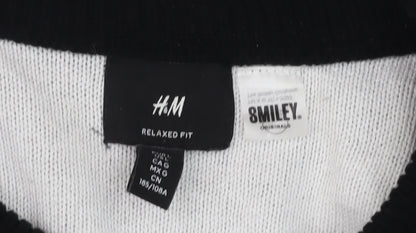 Womens UK Size M H&M Black Pullover Jumper