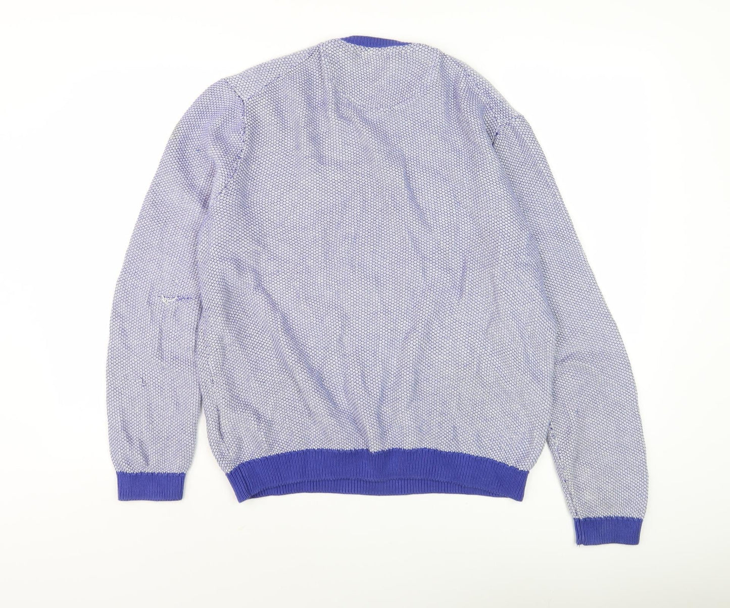 Ted Baker Men's Blue Cotton Pullover Jumper 6XL