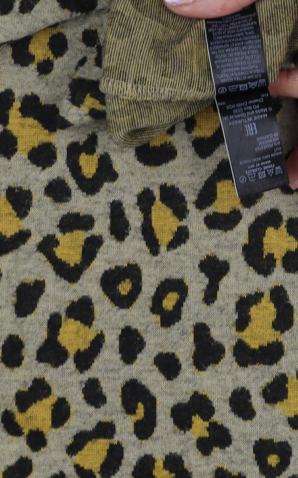 Marks and Spencer Women Brown Animal Print Dress Size 8