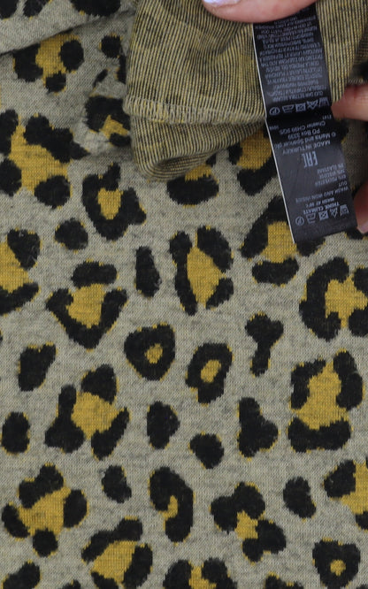Marks and Spencer Women Brown Animal Print Dress Size 8