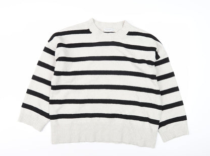 Stradivarius Women's Black Pullover Jumper Size 12