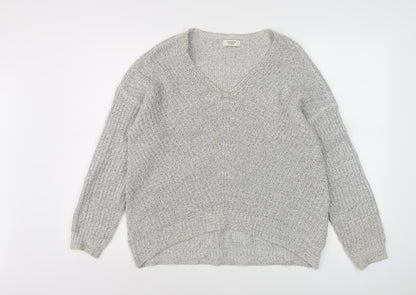 Womens UK Size M Jacqueline de Yong Grey Pullover Jumper