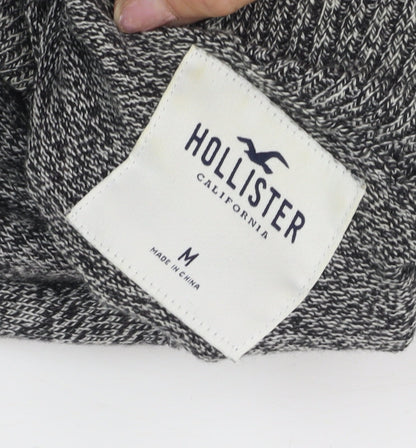 Hollister Men's Grey Roll Neck Pullover Jumper M