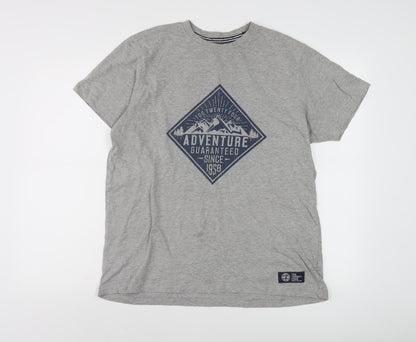 Tog Twenty Four Men's Grey Adventure T-Shirt, L