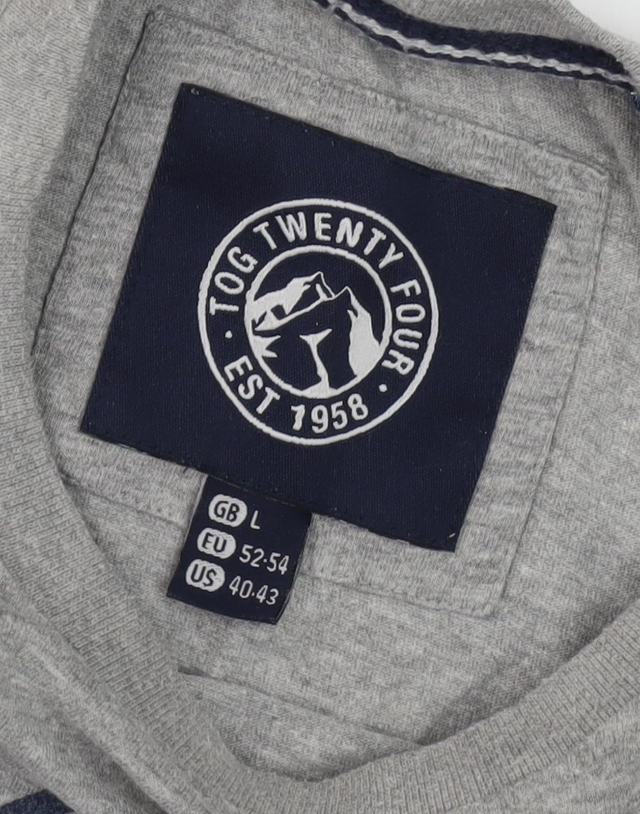 Tog Twenty Four Men's Grey Adventure T-Shirt, L