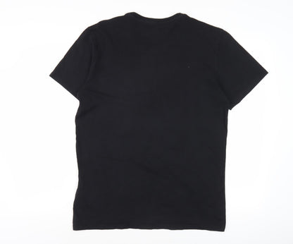 Levi's Men's Black Cotton Logo T-Shirt Size M
