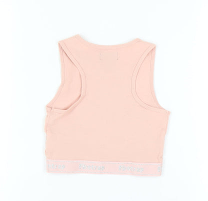 Firetrap Girls Pink Cropped Tank Top 7-8 Years