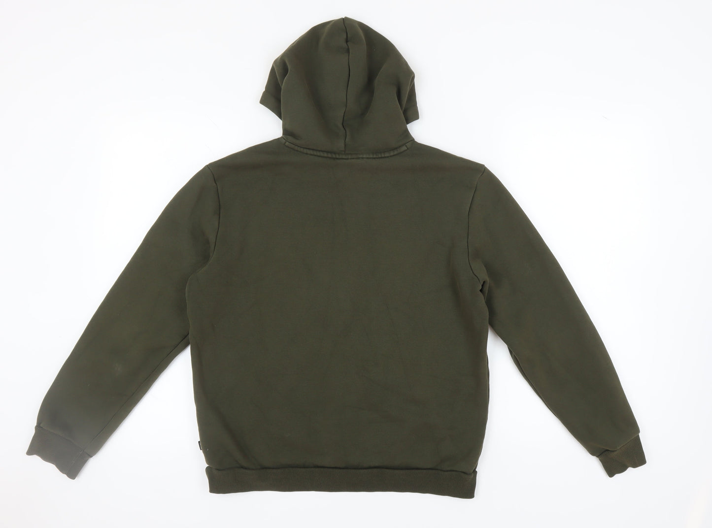 Mens UK Size S PUMA Green Pullover Hoodie