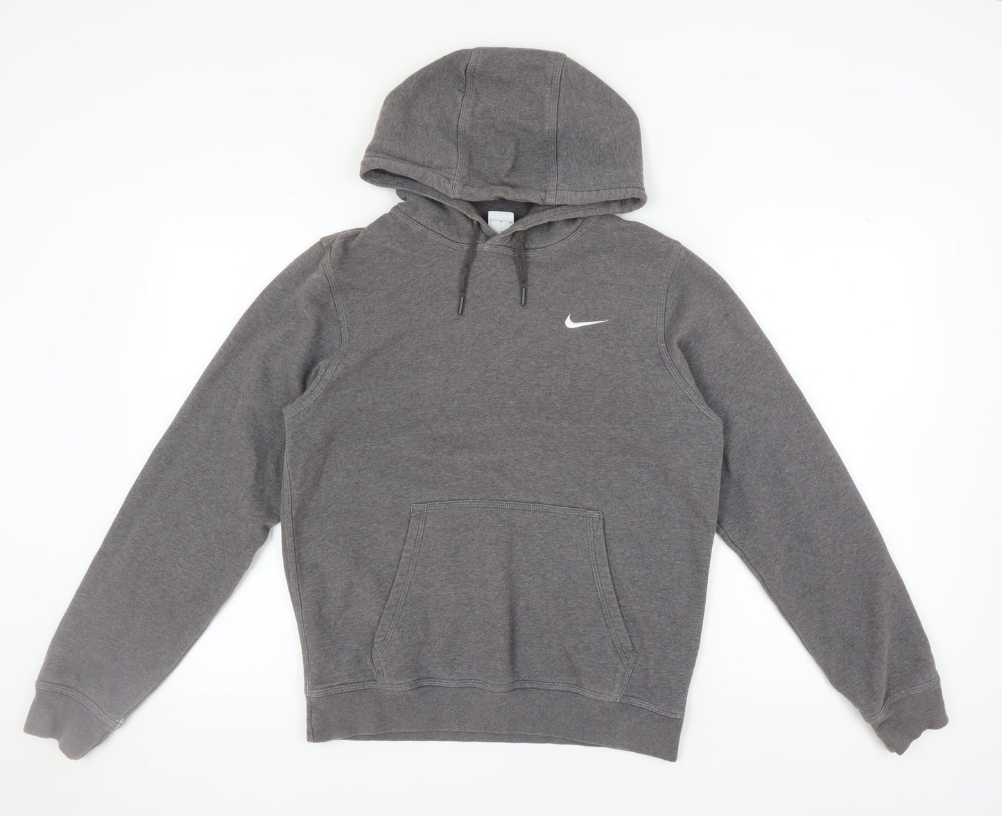 Mens UK Size S Nike Grey Pullover Hoodie