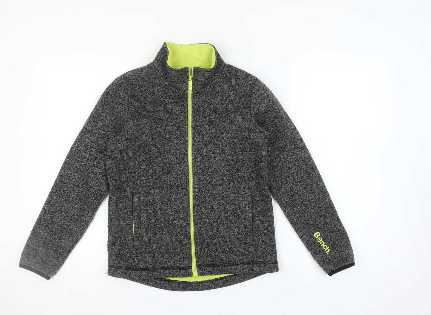 Bench Boys Grey Full Zip Casual Winter Jacket 11-12 Years