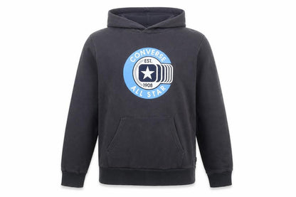 Teens UK Size XL Converse Black Pullover Hoodie