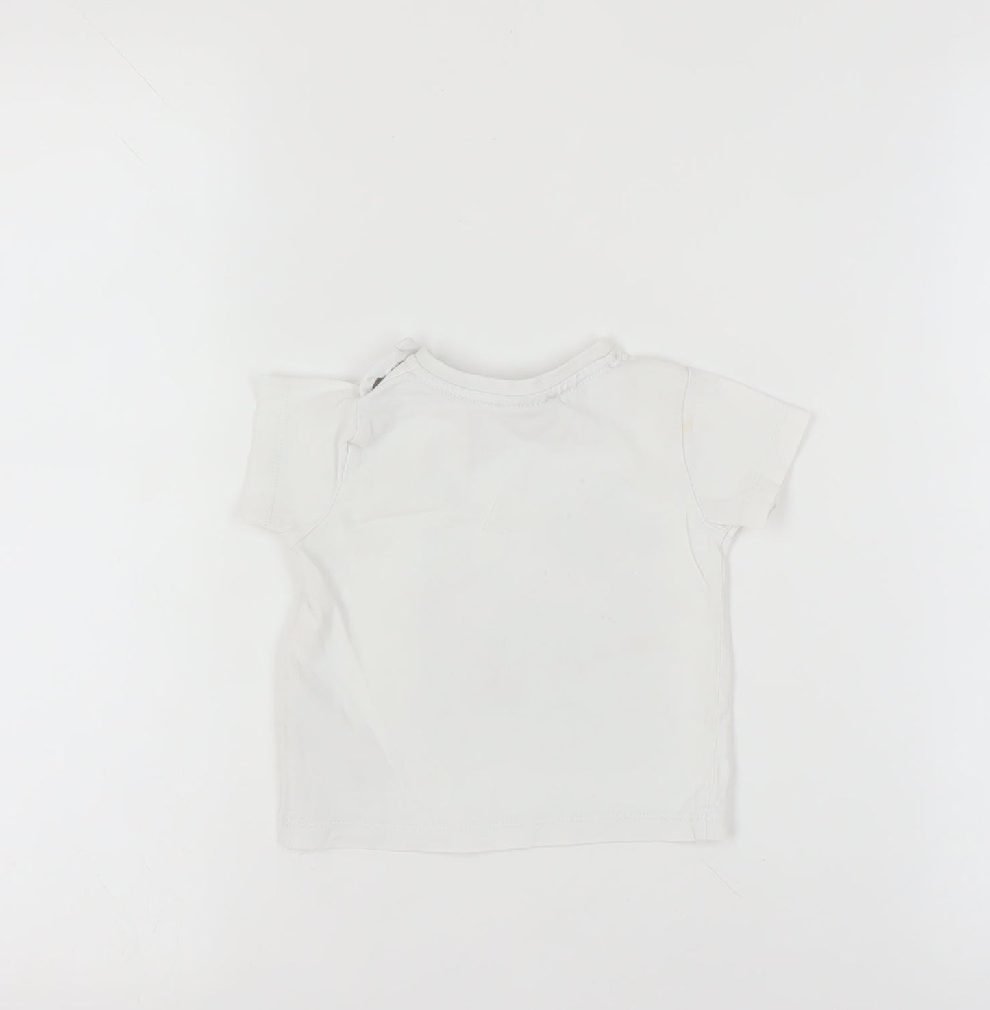 Jasper Conran Unisex Baby T-Shirt 9-12 Months White Whale
