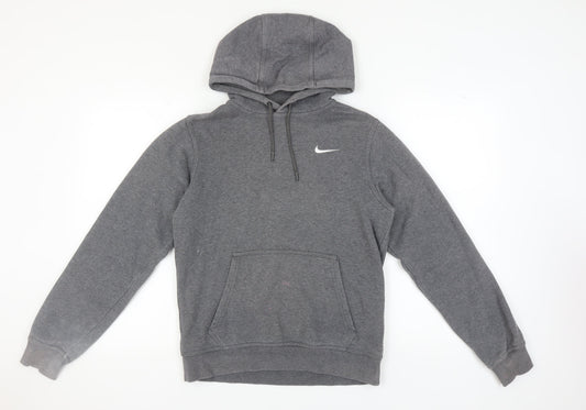 Mens UK Size S Nike Grey Pullover Hoodie