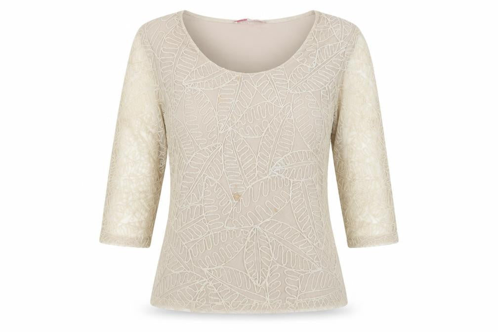 Womens UK Size M Jacques Vert Beige  Blouse