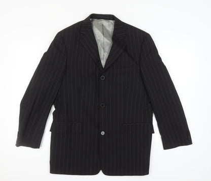Mens UK Size 40 Pierre Cardin Regular Black Suit Jacket
