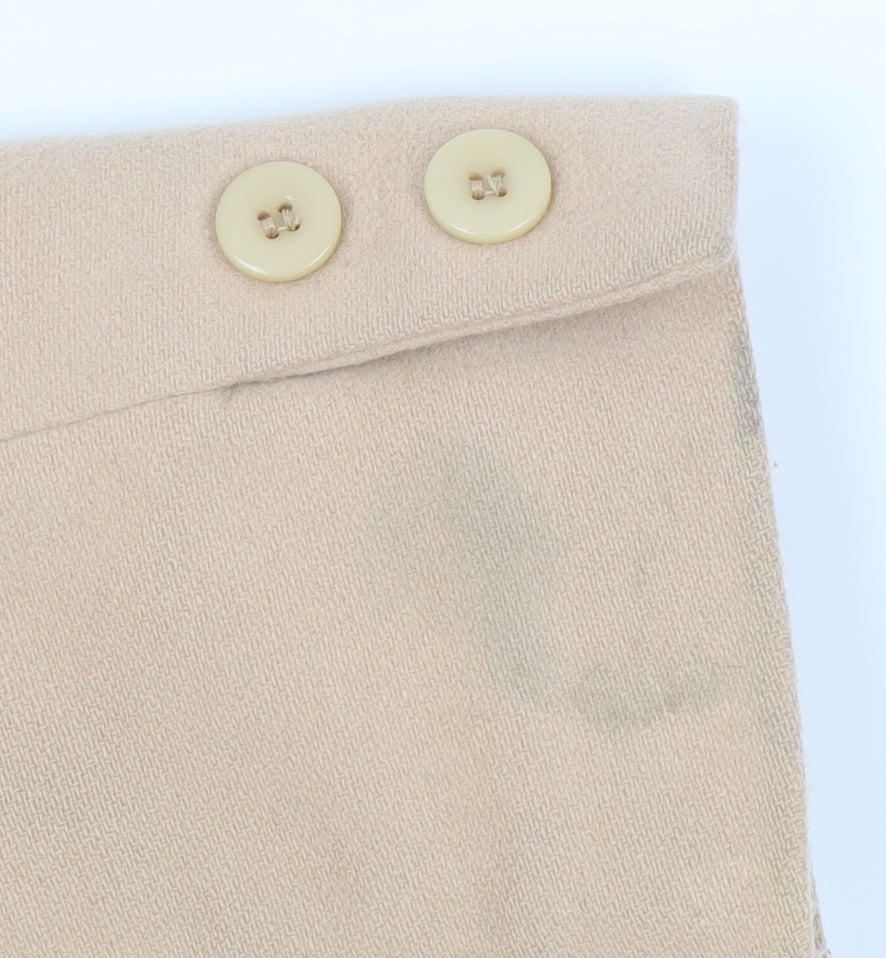 Jacques Vert Women's Beige Long Overcoat Size 12