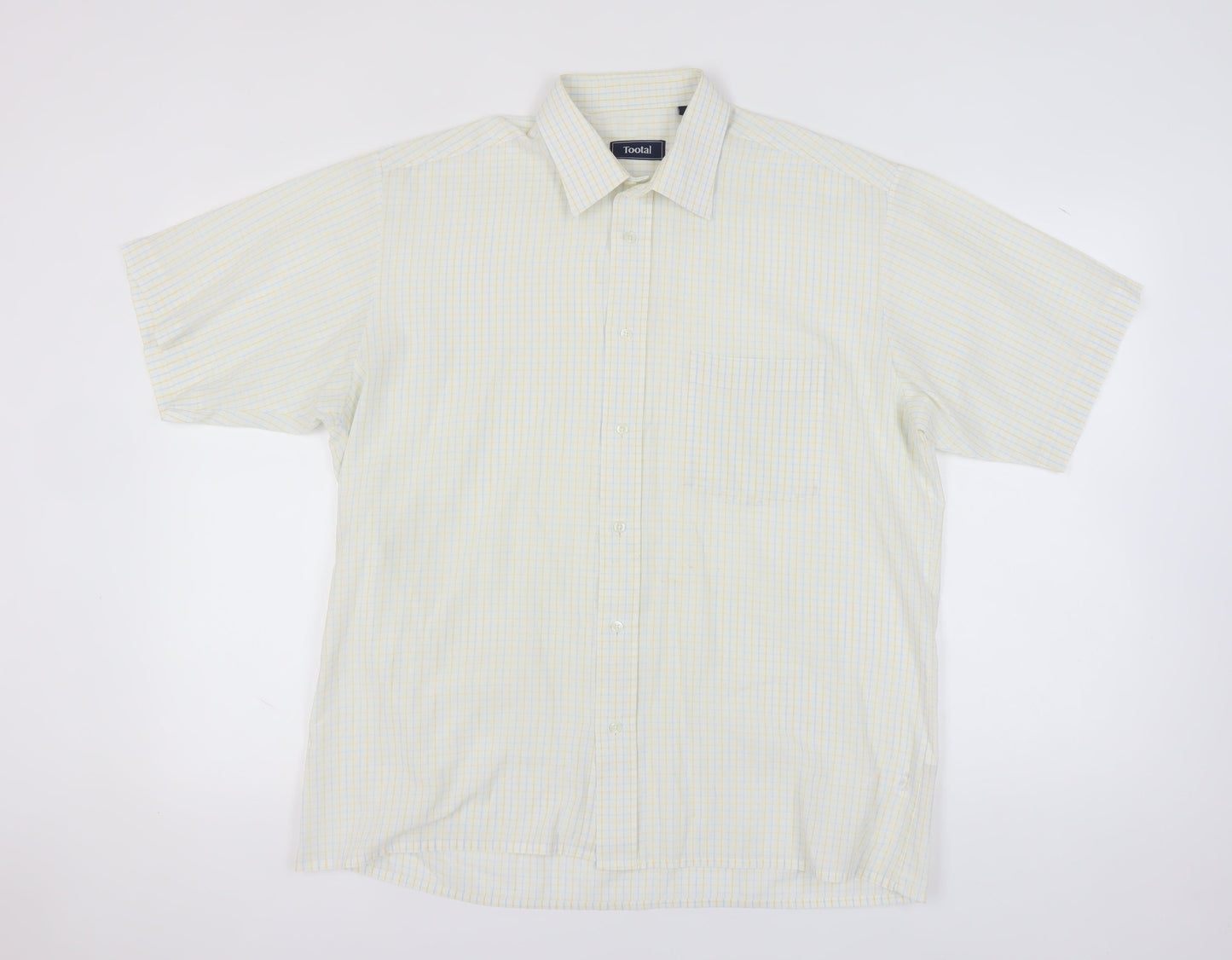 Tootal Men's Multicoloured Check Shirt - Large