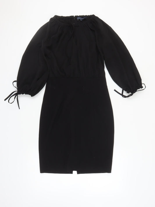French Connection Black Sheath Dress, Women's Size 10