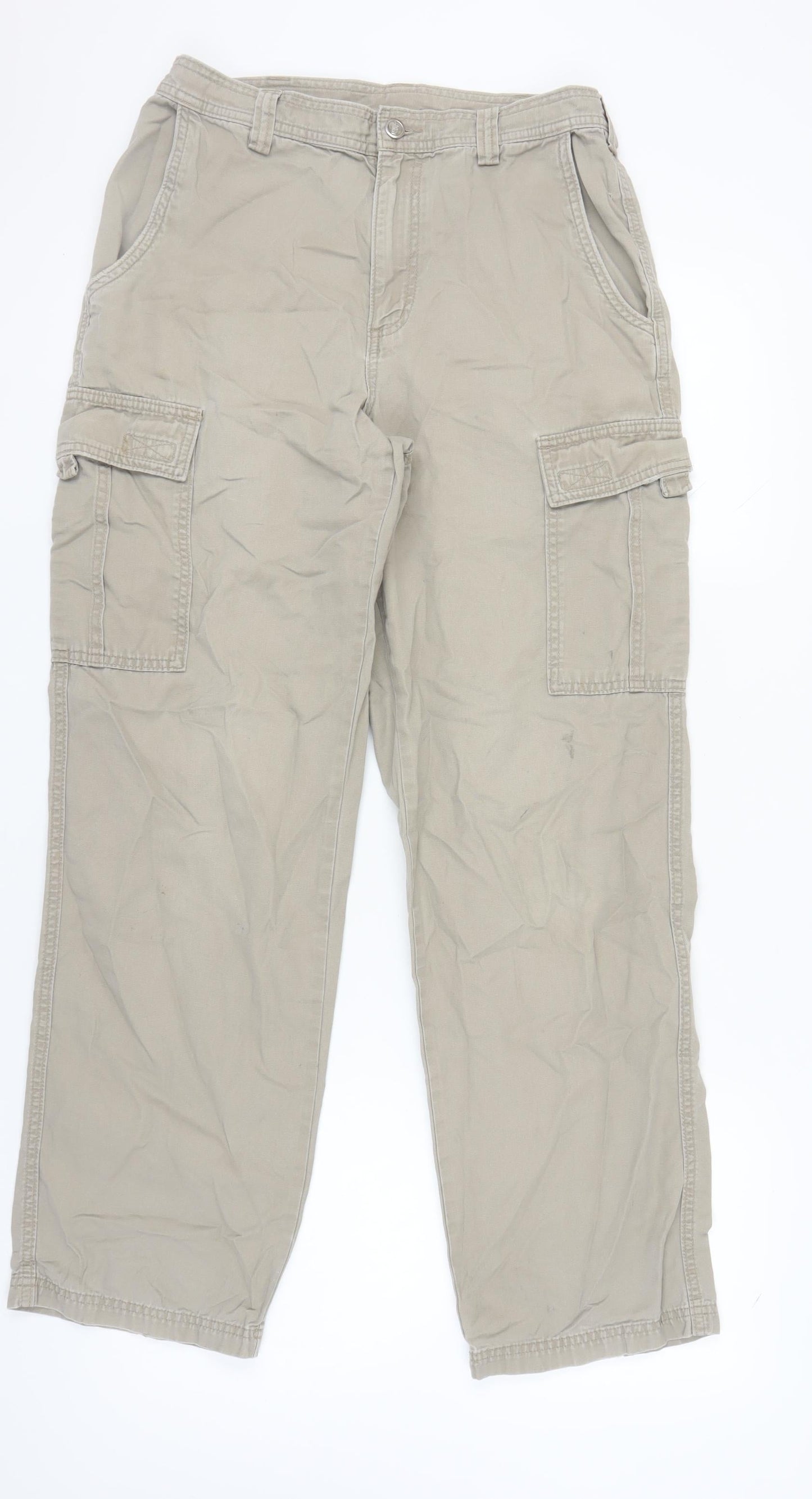 The North Face Men's Beige Cargo Trousers - Size 30