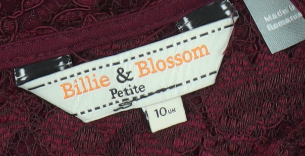 Dorothy Perkins Women Red A-Line Party Dress Size 10