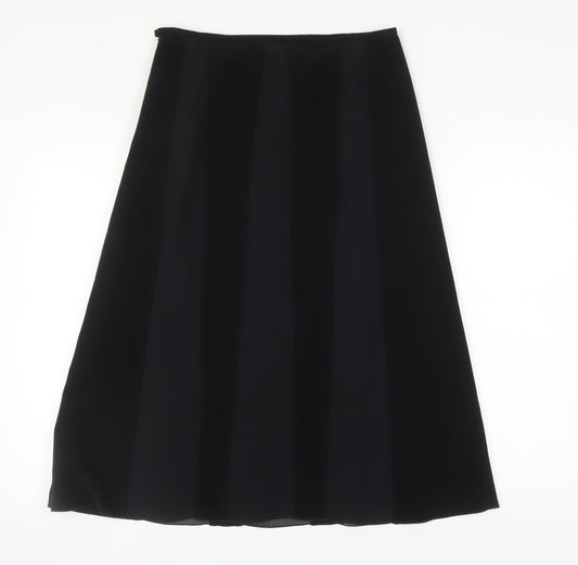 Marks and Spencer Women's Black A-Line Midi Skirt