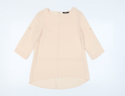 Womens UK Size 8 Oasis Beige  Blouse