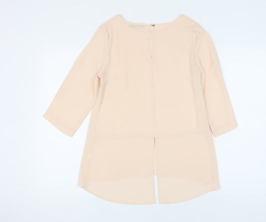 Womens UK Size 8 Oasis Beige  Blouse