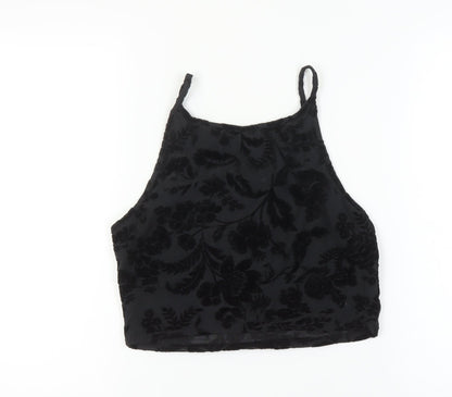 Womens UK Size L Pins and Needles Black Camisole Tank