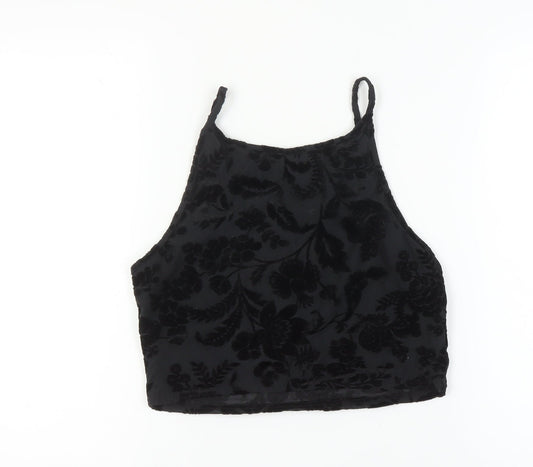 Womens UK Size L Pins and Needles Black Camisole Tank