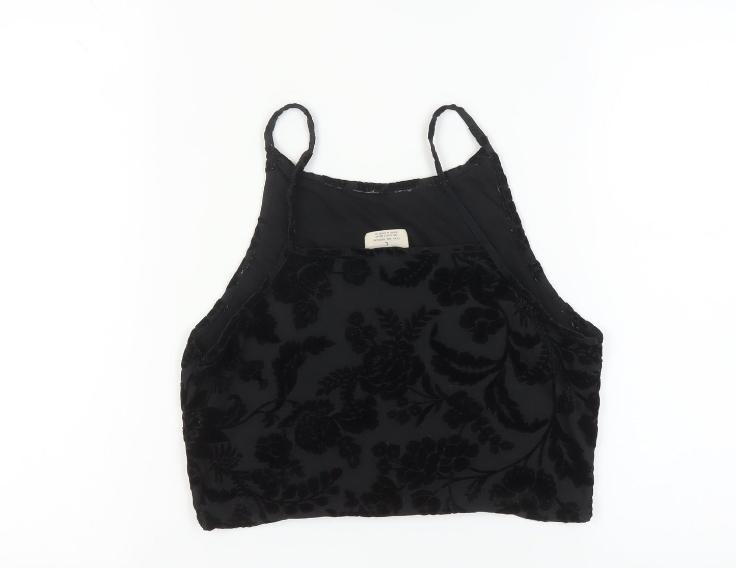 Womens UK Size L Pins and Needles Black Camisole Tank