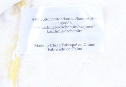 Laura Ashley Women's Yellow Floral Pullover Jumper Size 12