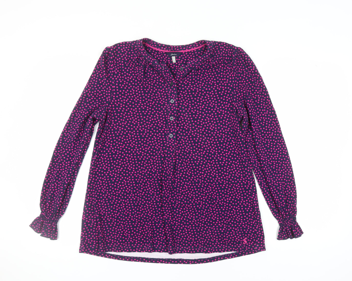 Womens UK Size 12 Joules Multicoloured Basic Blouse