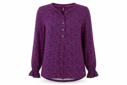 Womens UK Size 12 Joules Multicoloured Basic Blouse