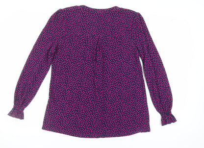 Womens UK Size 12 Joules Multicoloured Basic Blouse