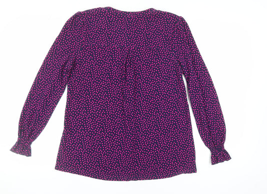 Womens UK Size 12 Joules Multicoloured Basic Blouse