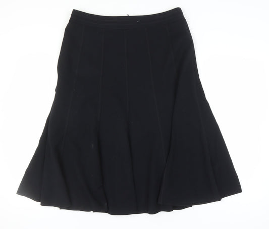 Marks and Spencer Women's Black Midi Skirt Size 14