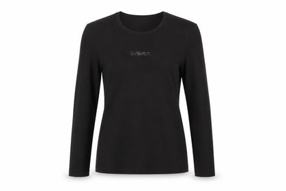 Womens UK Size L Mexx Black Basic T-Shirt