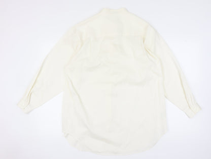 Laura Ashley Women's Ivory Button-Up Shirt UK 16