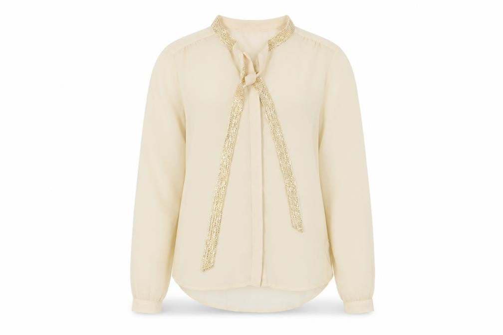 Womens UK Size M VERO MODA Beige  Blouse